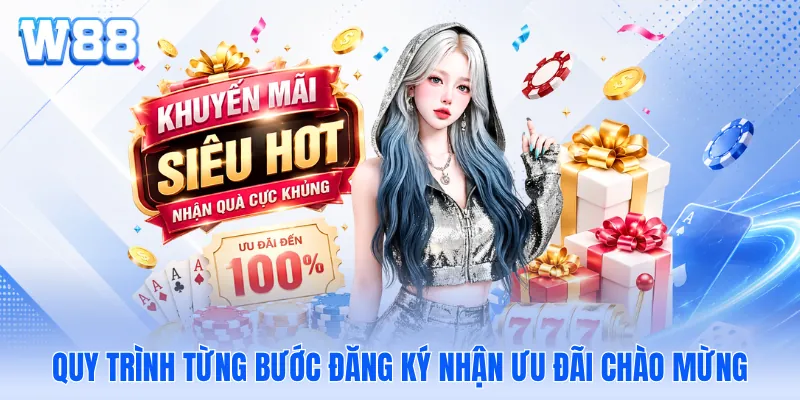 Quy trình từng bước đăng ký nhận ưu đãi chào mừng