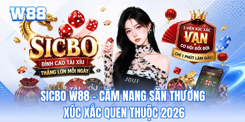 Sicbo W88 - Cẩm Nang Săn Thưởng Xúc Xắc Quen Thuộc 2026
