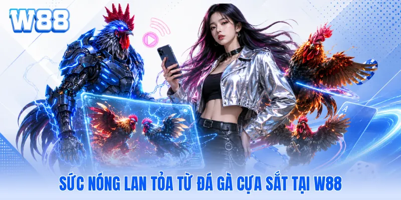 Sức nóng lan tỏa từ đá gà cựa sắt tại W88 Sức nóng lan tỏa từ đá gà cựa sắt tại W88