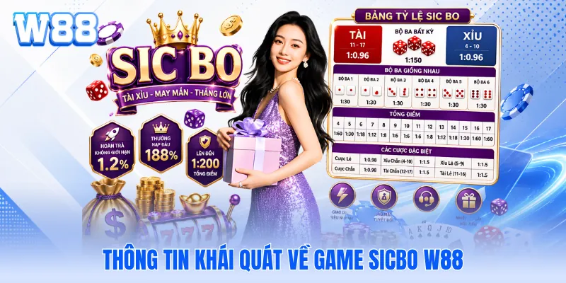 Thông tin khái quát về game sicbo W88 Thông tin khái quát về game sicbo W88