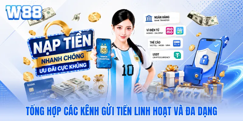 Tổng hợp các kênh gửi tiền linh hoạt và đa dạng Tổng hợp các kênh gửi tiền linh hoạt và đa dạng